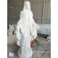 Stone Famous Virgin Mary Standing on Snake Sculpture